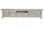 Giner y Colomer Mueble Tv Madera de Mango Blanco Envejecido 230 cm